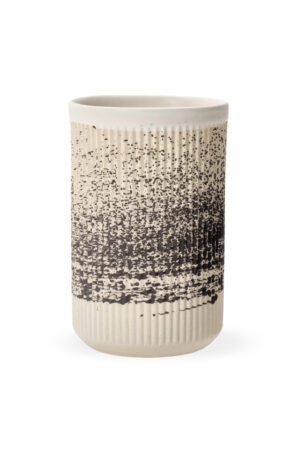 RÓG Tea White Glitch FÓBE ceramics fobe ceramics